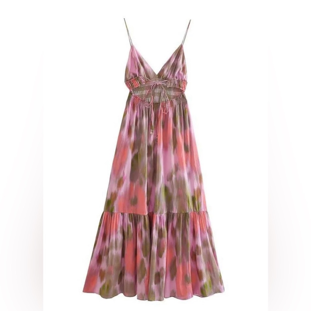 FLORAL DRESS MULTICOLOR - Picture 5 of 5